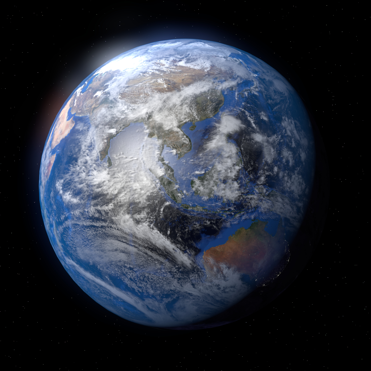 3ds max earth