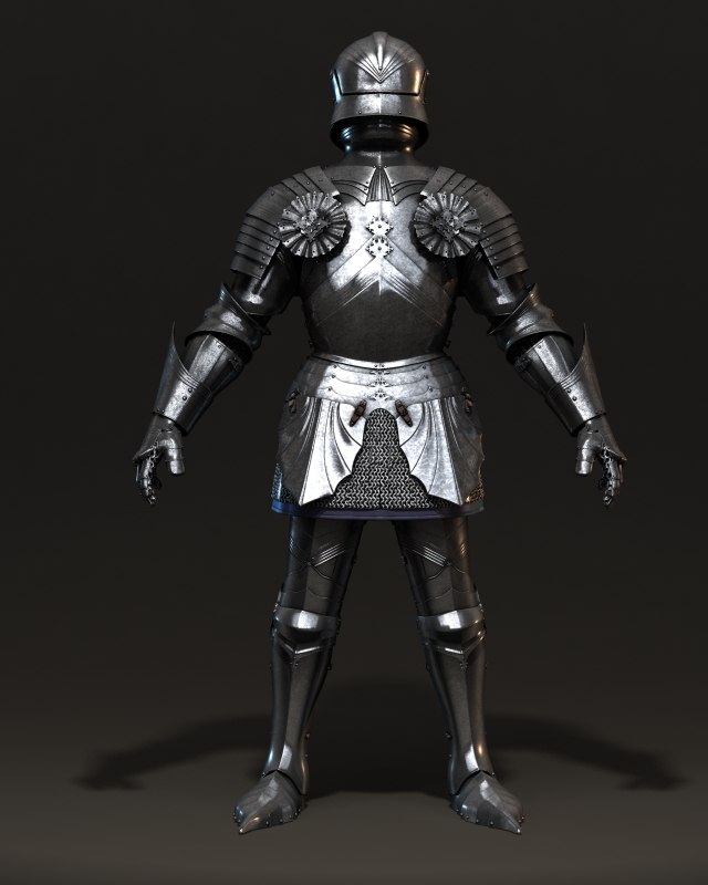 Knight 3D Model Obj