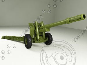 3d model heavy artillery