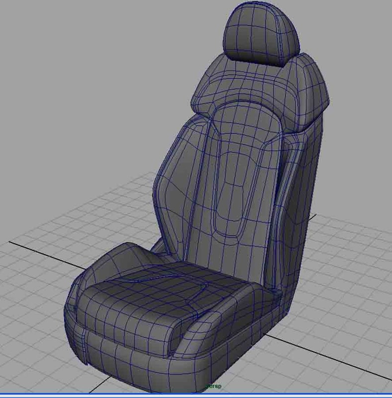 car of model free 3d seat seat 3d model car