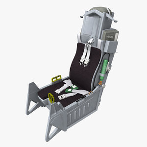 3d model advanced concept ejection seat