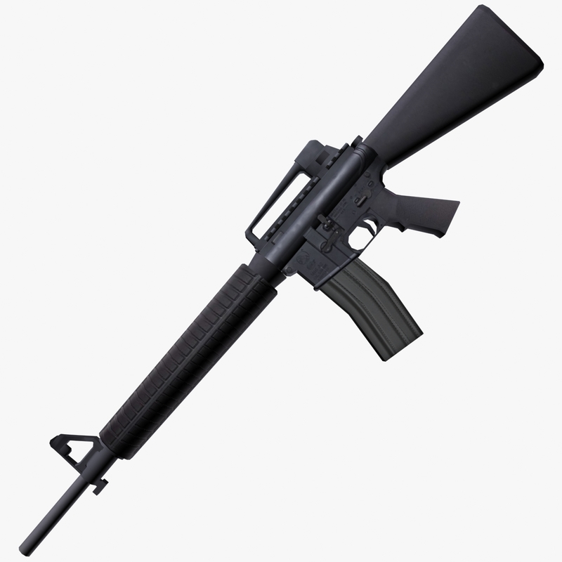 free m16 m16a4 a4 3d model