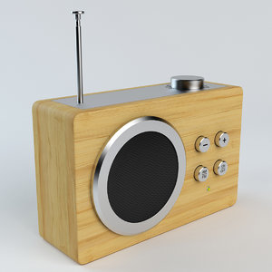 3d model lexon mini dolmen radio