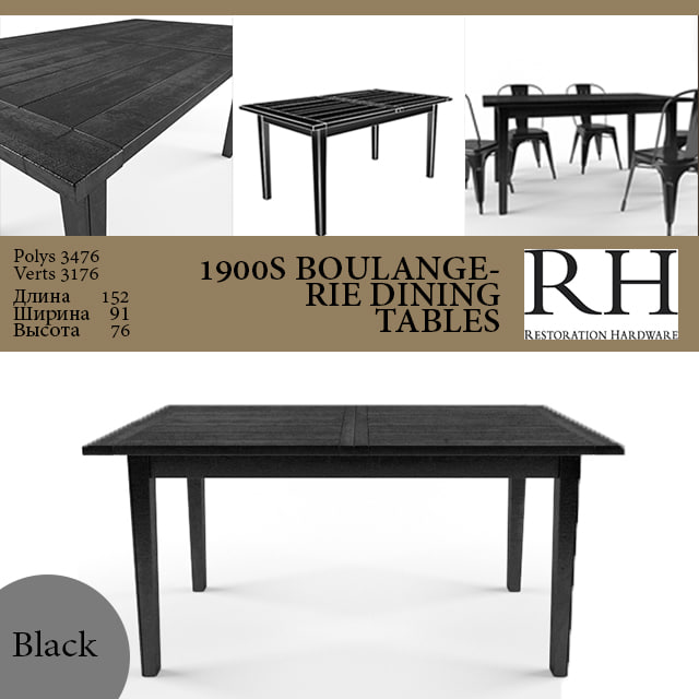 Max 1900s Table Boulangeries