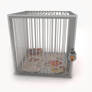 3d max cage human