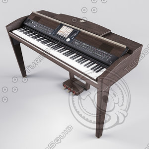 3d piano yamaha clavinova cpv-509