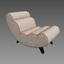 soft cloud chair lisa 3d model
