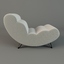 soft cloud chair lisa 3d model