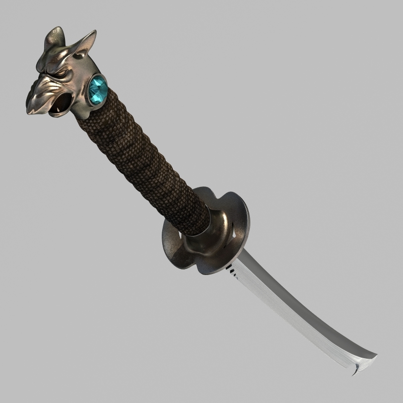 max fantasy sword rat head