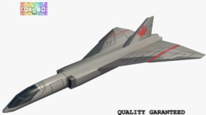 3d airplane prototype model