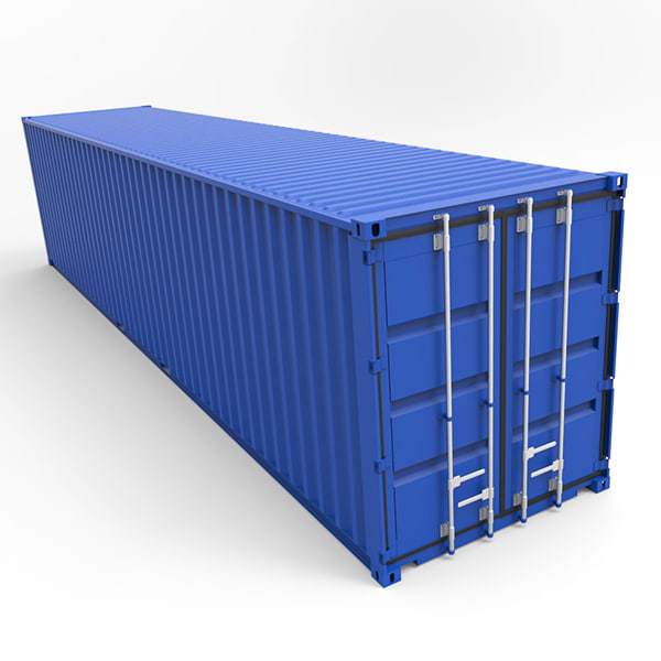 3d container model