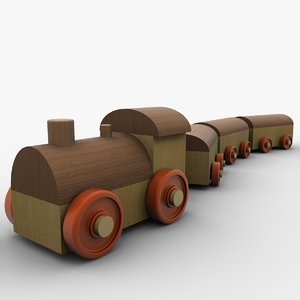 toy train 3d model