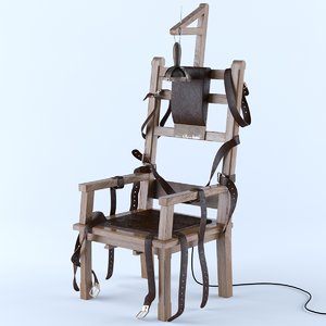 electric chair 3d model