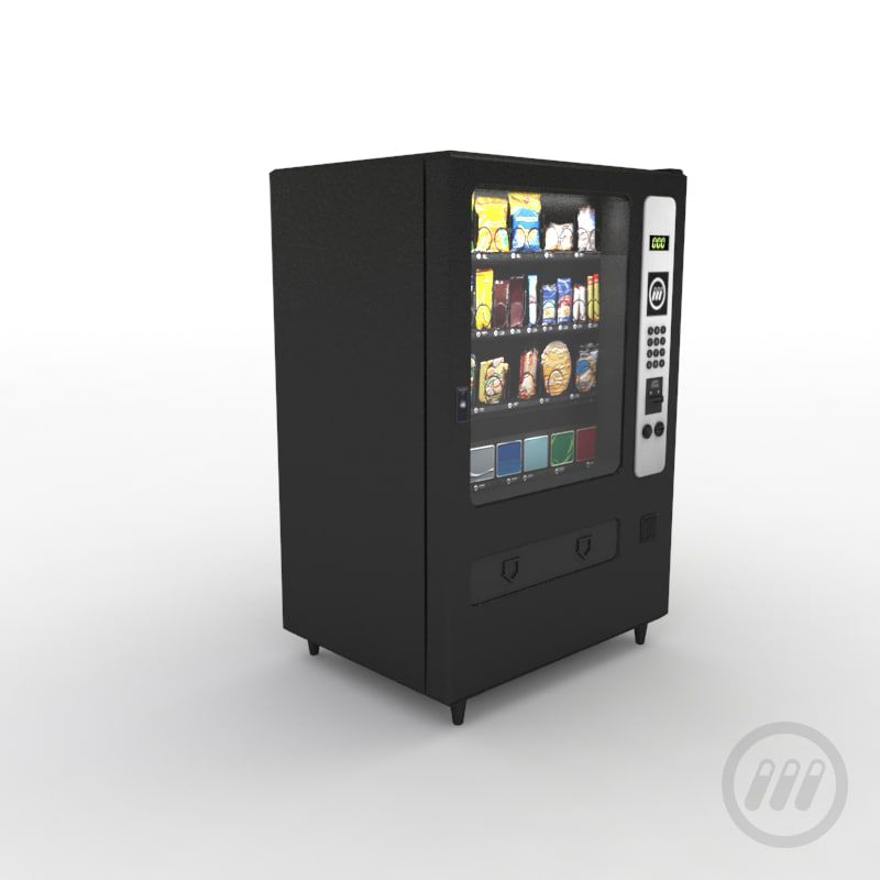 vending machine 3d max