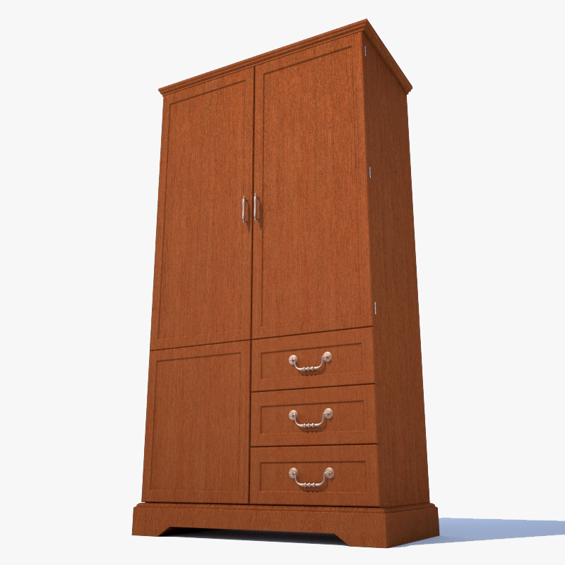 armoire wardrobe 3d max