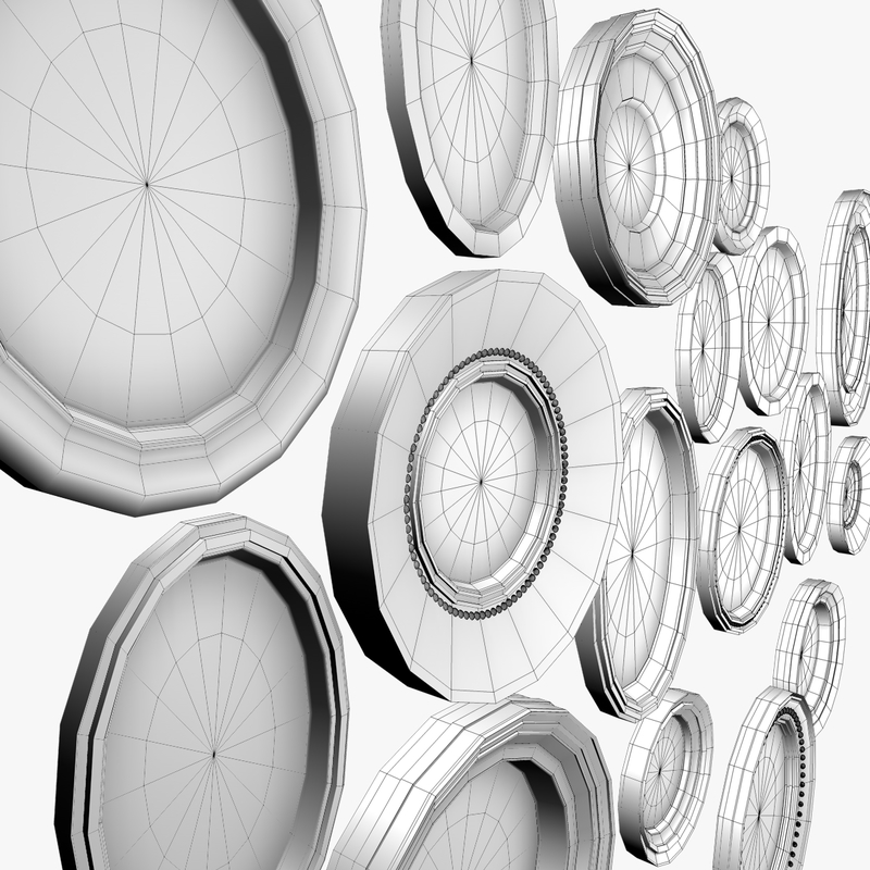 collections picture frame 3d c4d