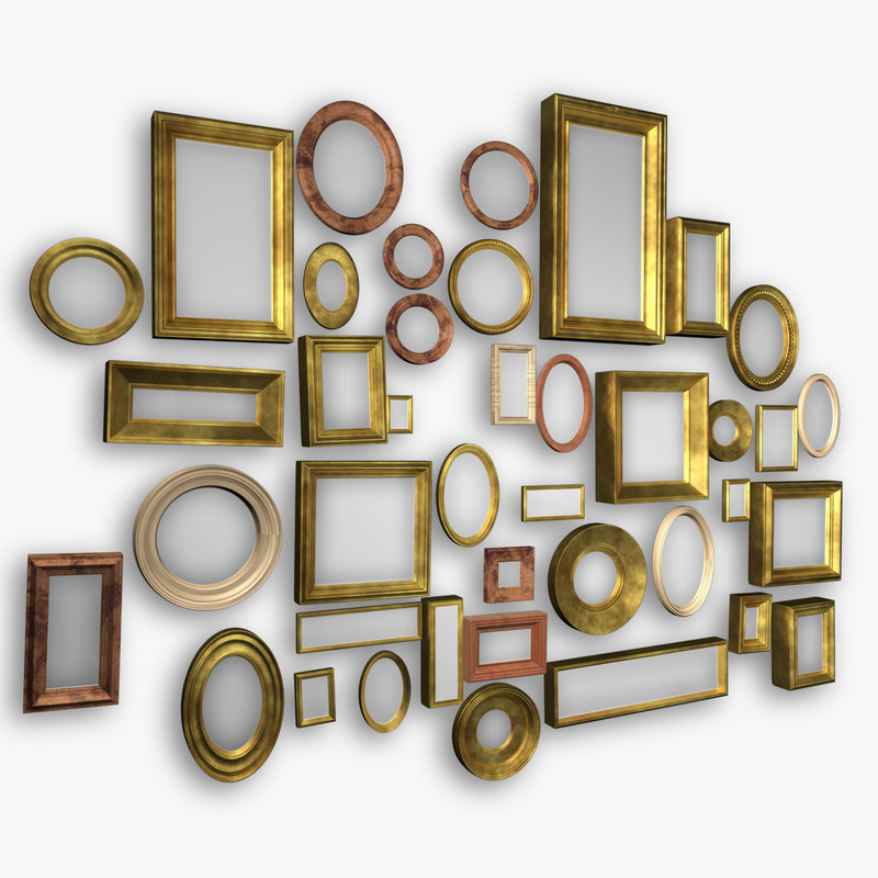 collections picture frame 3d c4d
