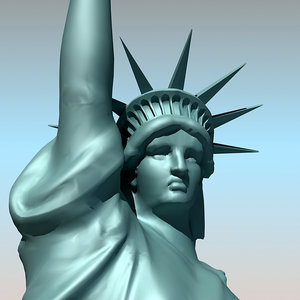 3d model statue liberty