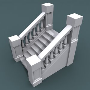 3d model stairs staircases