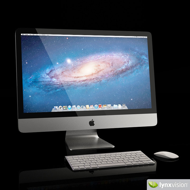 3d Model Apple Imac Desktop Computer Keyboard