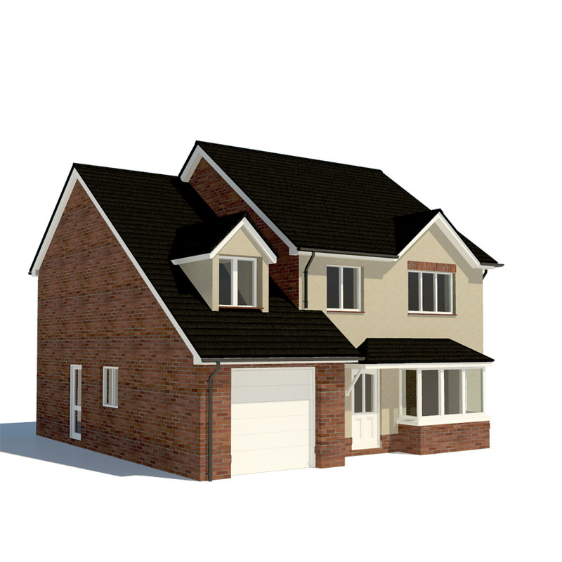 house home 3d obj