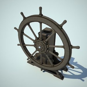ship wheel 3d max