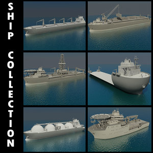 3d ship bulk carrier