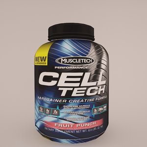 3d cell-tech muscletech model