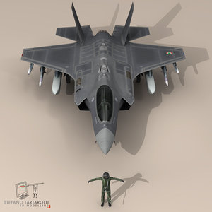 3d pilot - air force model
