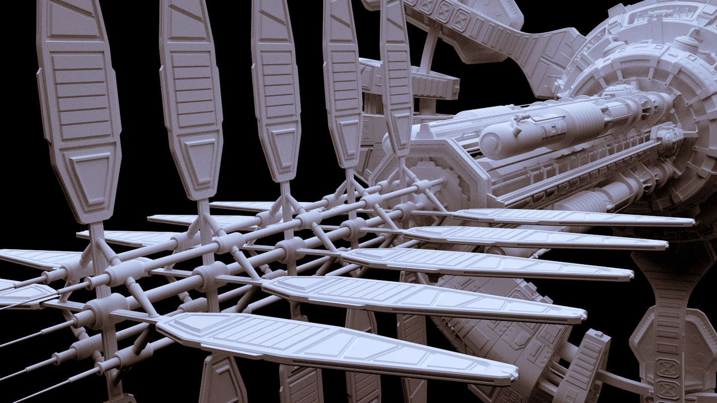 space station obj free