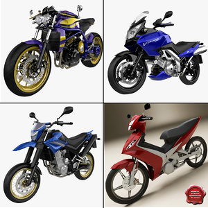 3d model motorcycles 9 cycle