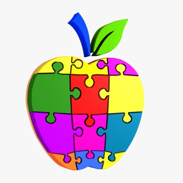 3d apple puzzle