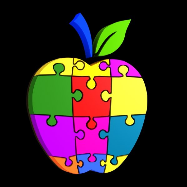 Crystal puzzle apple как собрать