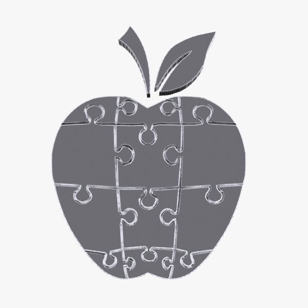 3d apple puzzle
