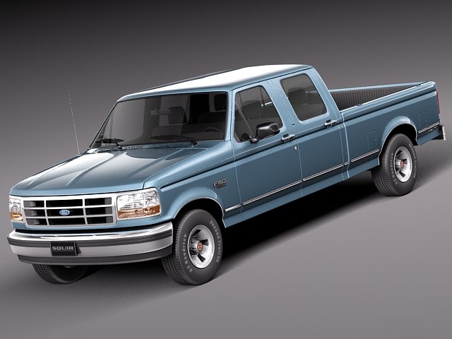 Ford F150 Crew Cab >> 3ds Max V8 1996 1992 Pickup Ford F150 Crew Cab >> 3ds Max V8 1996 1992 Pickup