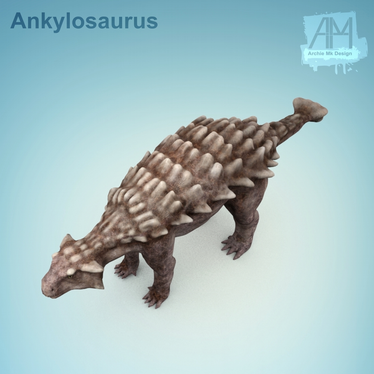 恐龙甲龙3d模型