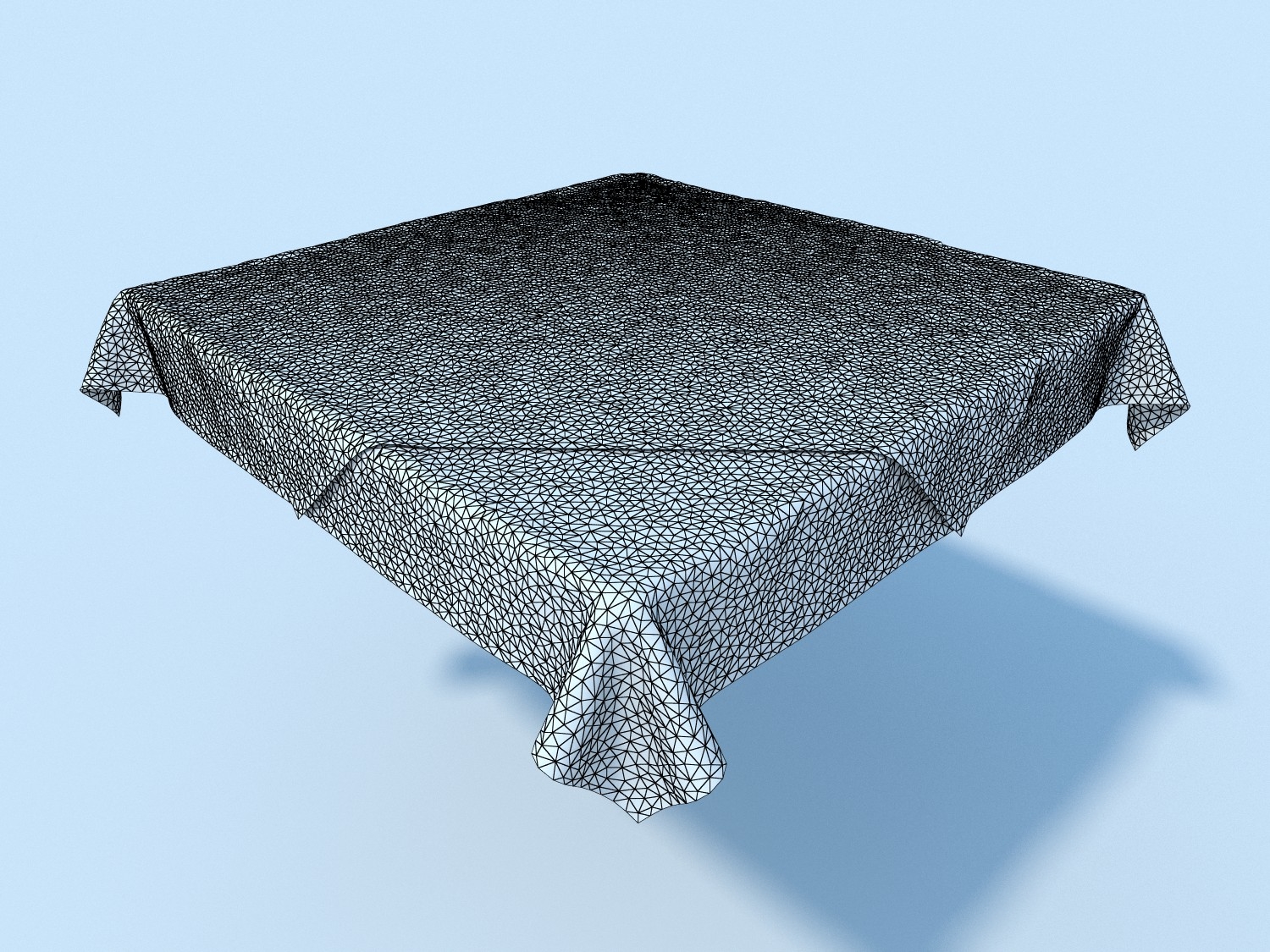 table cloth zbrush