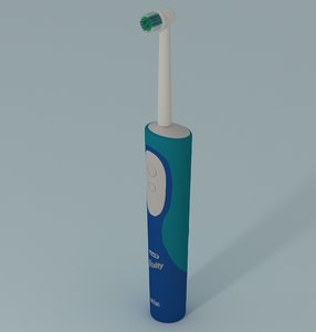 3d model electric toothbrush brush