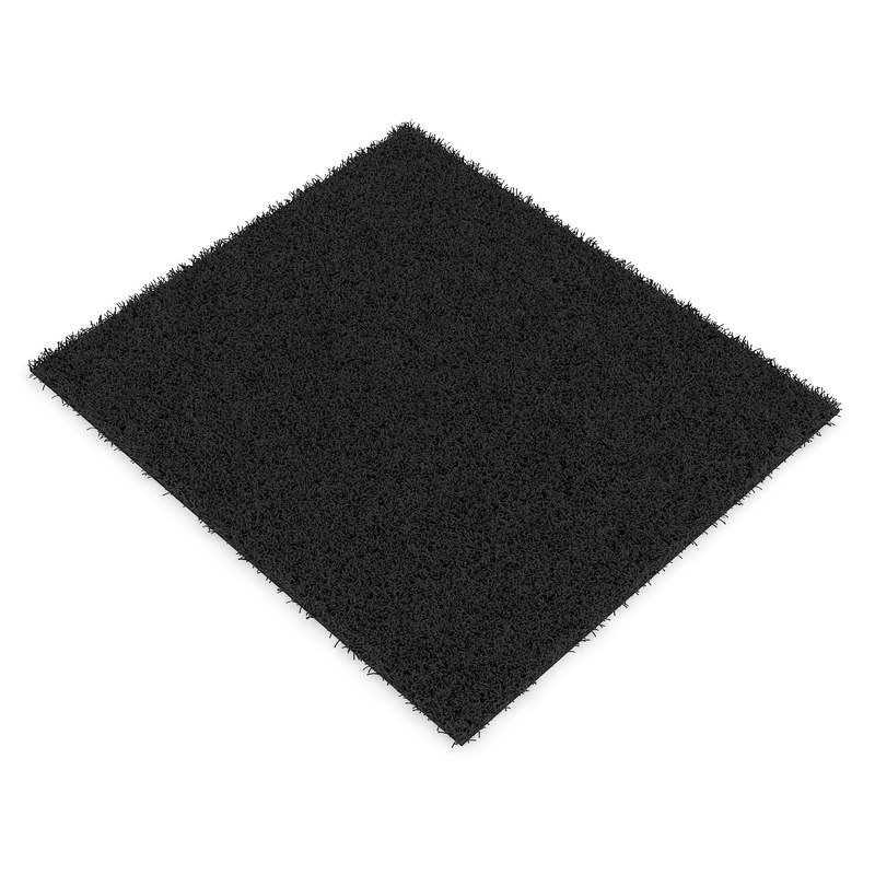 dark grey rug