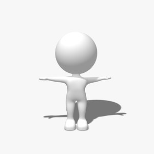 simple rigged character dxf