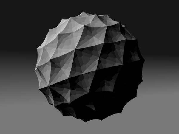 3d voronoi tesselation model