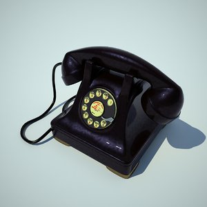 3d model old phone