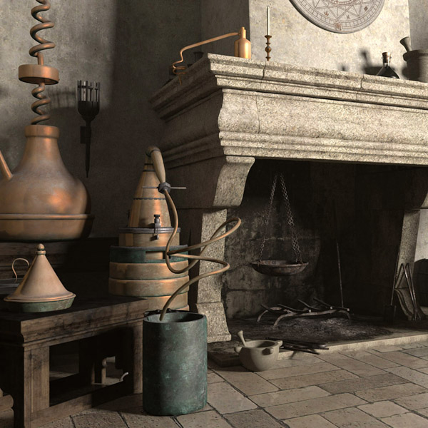 alchemist laboratory c4d