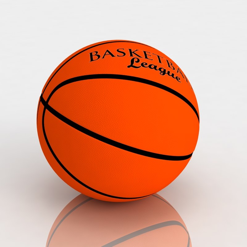 free basketball ball 3d model