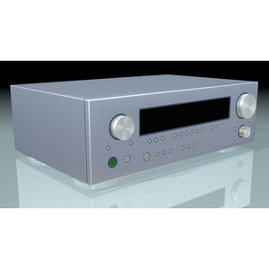 stereo receiver 3d model