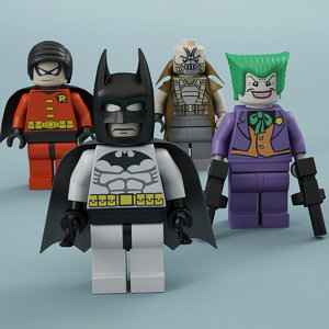 3d lego batman joker