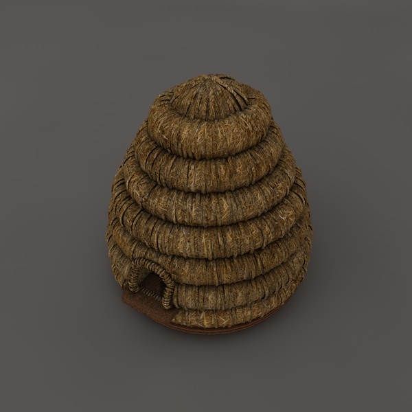 3d Model Beehive Bee