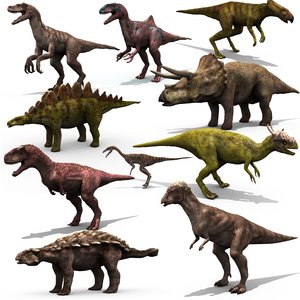 dinosaurs dino 3d model
