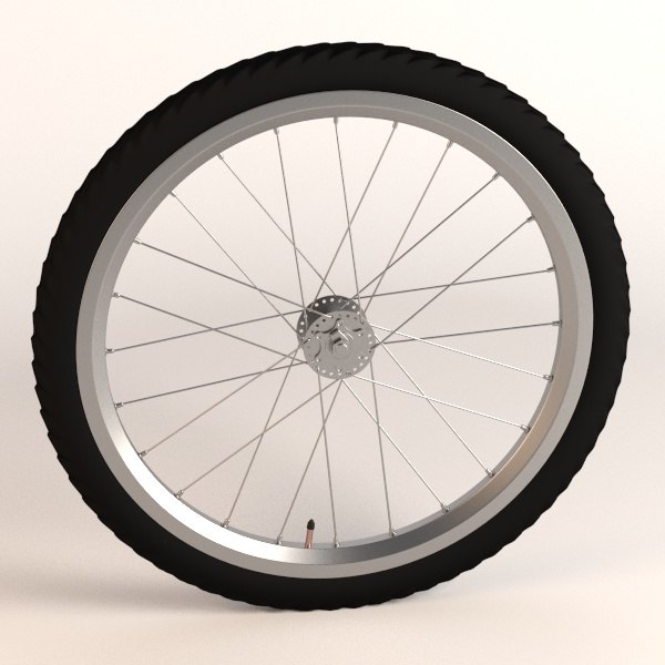 自転車の車輪3Dモデル TurboSquid 702297