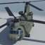 3d chinook ch47 helicopter model
